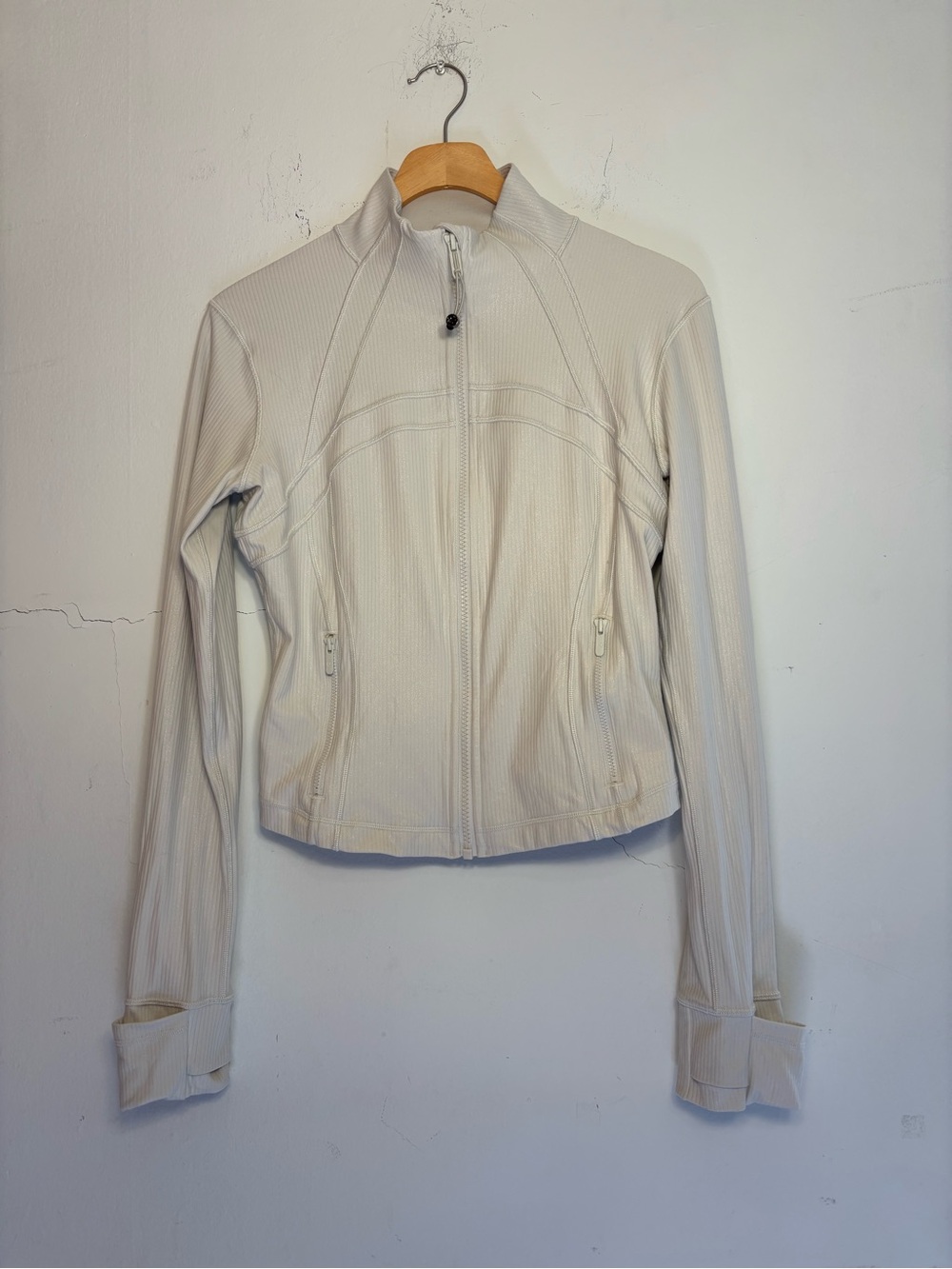 lululemon athletica Cream Full-Zip Utility Jacket